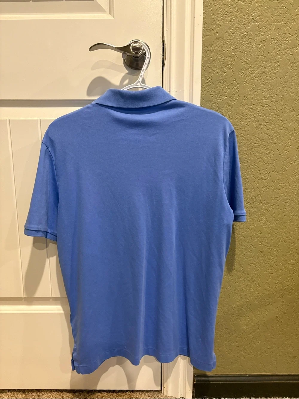 Ralph Lauren Men’s Polo Shirt in Light Blue with Embroidered Pony